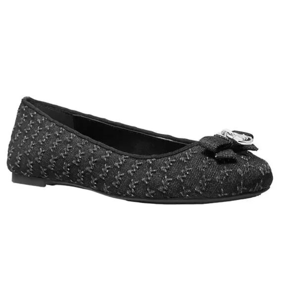 Michael Kors Honey Ballet Flat Washed Denim - Picture 1 of 3